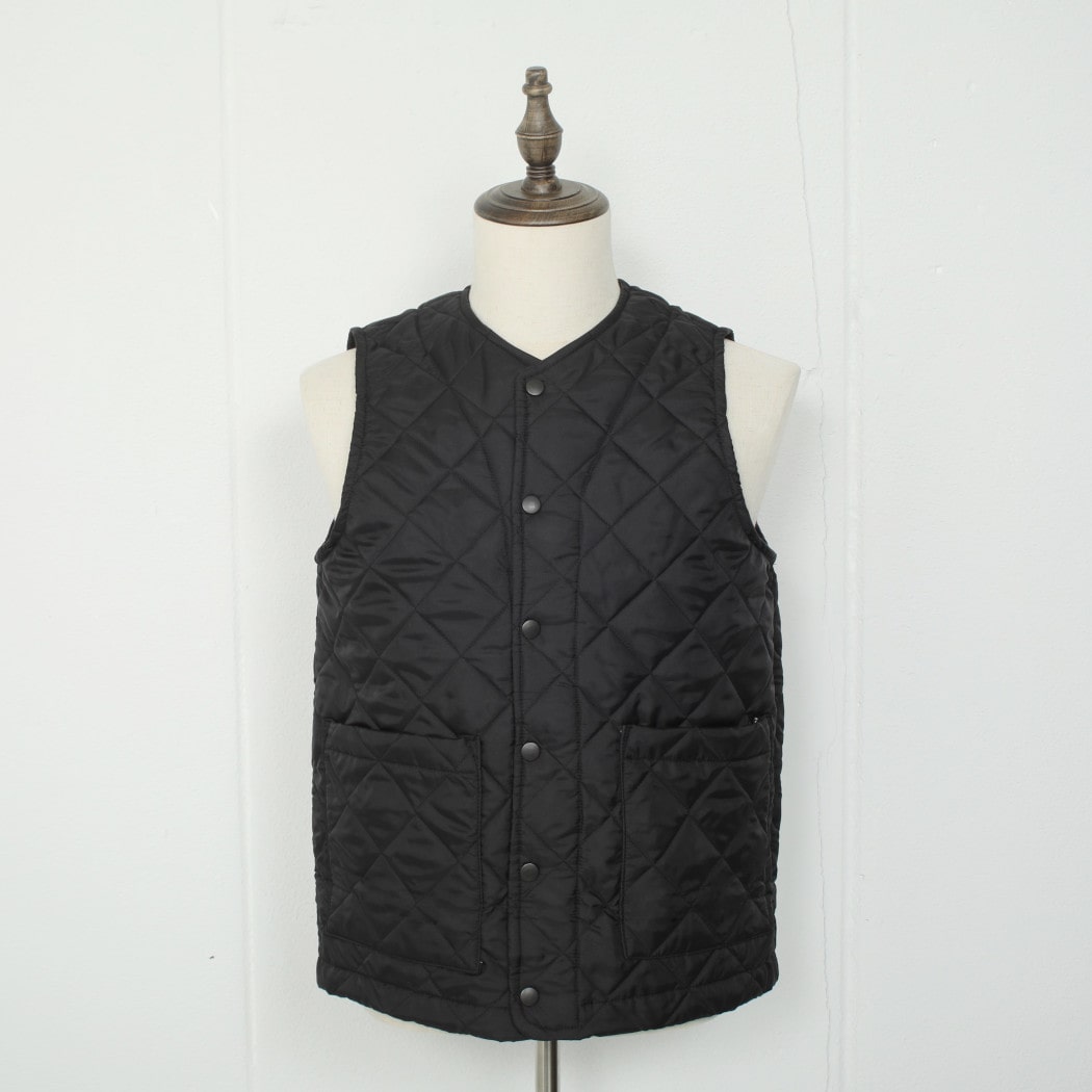 BEAVER OF BOLTON ビーバーオブボルトン キルティング ベスト ブラック