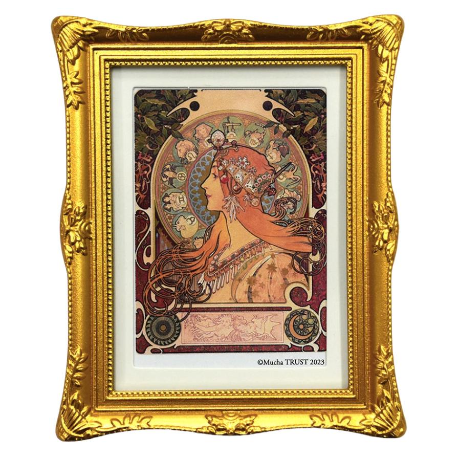 アルフォンス・ミュシャ マグネットミニアートフレーム F