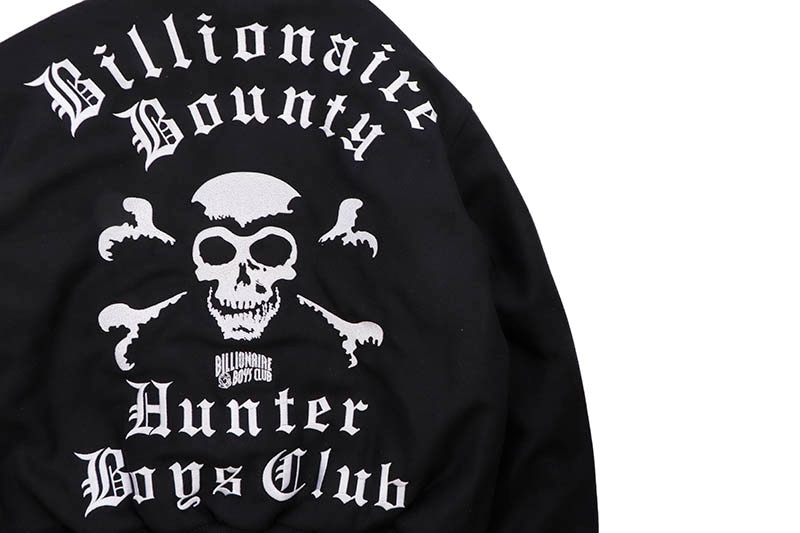 BILLIONAIRE BOYS CLUB X BOUNTY HUNTER MELTON VARSITY JACKET