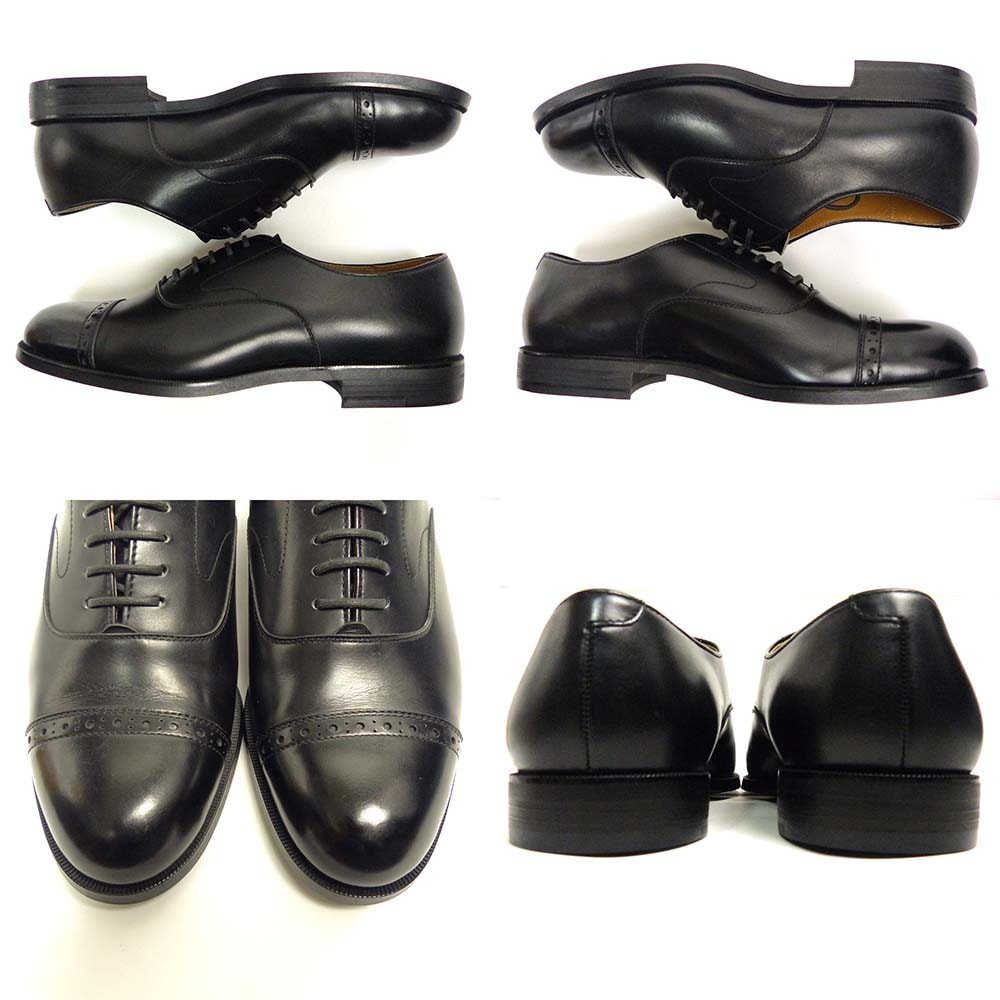 美品】リーガル / REGAL 2794 パンチドキャップトゥ シューズ