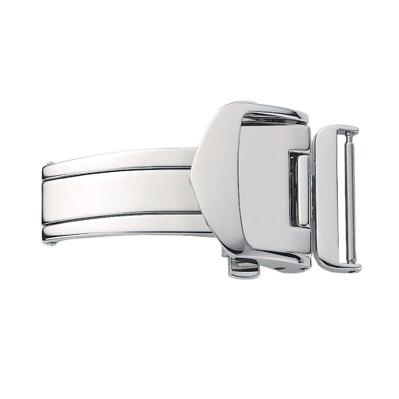 D-バックル ステンレススチール シルバー ZS0007 | レザーバックル