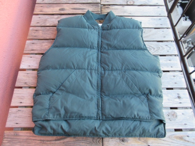 USED 90年代 ビンテージ エディーバウアー ダウンベスト フォレスト