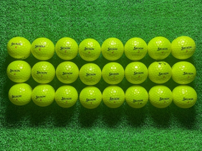 ダンロップ SRIXON Z-STAR XV 年代混合（カラー：イエロー）24球【品質