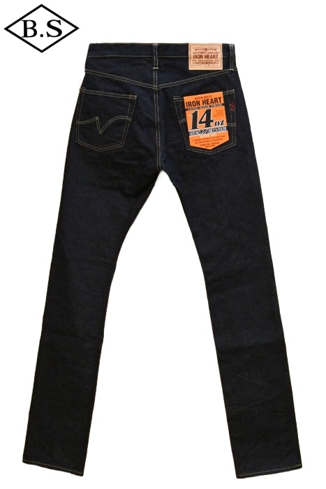 デニム / アイアンハート IRON HEART パンツ 555S-142 14ozセルビッチ