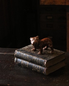 Chalk Ware Bulldog｜ブルドッグオーナメント チョークウェア