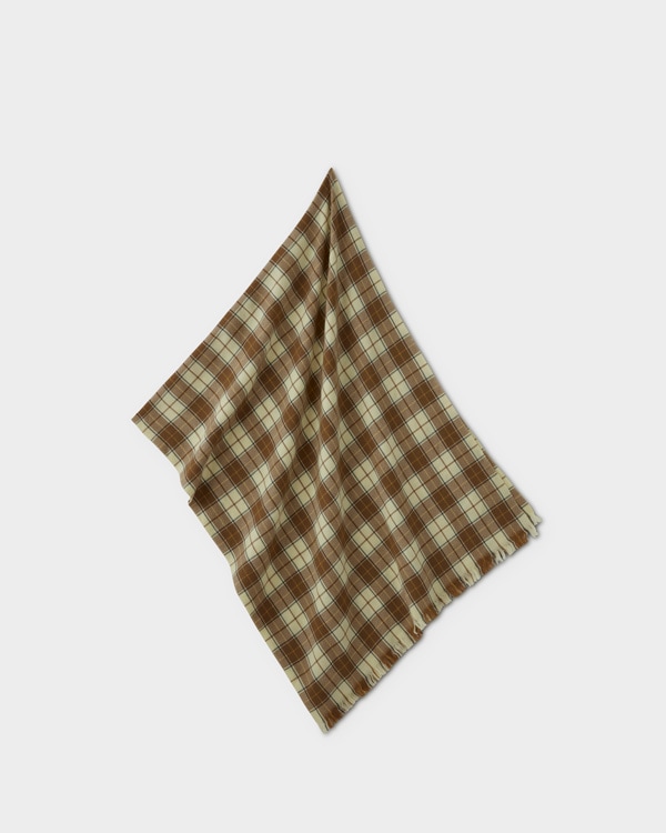 PHIGVEL フィグベル｜CHECK STOLE チェックストール【YELLOW CHECK】