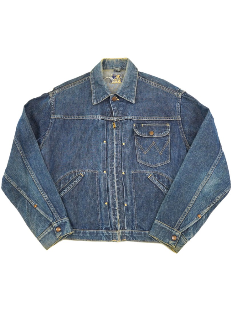 50s Wrangler 希少 111mj 縦ベル size42デニムジャケット 50s Wrangler