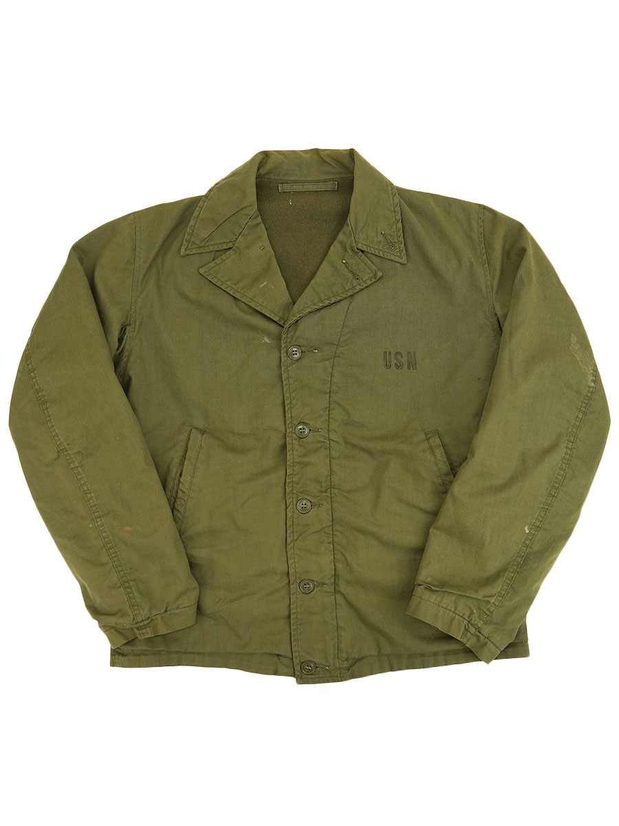 40's U.S.NAVY N-4 デッキジャケット ステンシル 実寸(40位) | SOLD
