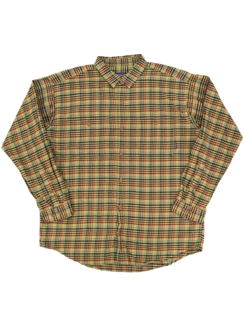 09's パタゴニア 好配色チェック オーガニックコットン ロングスリーブ