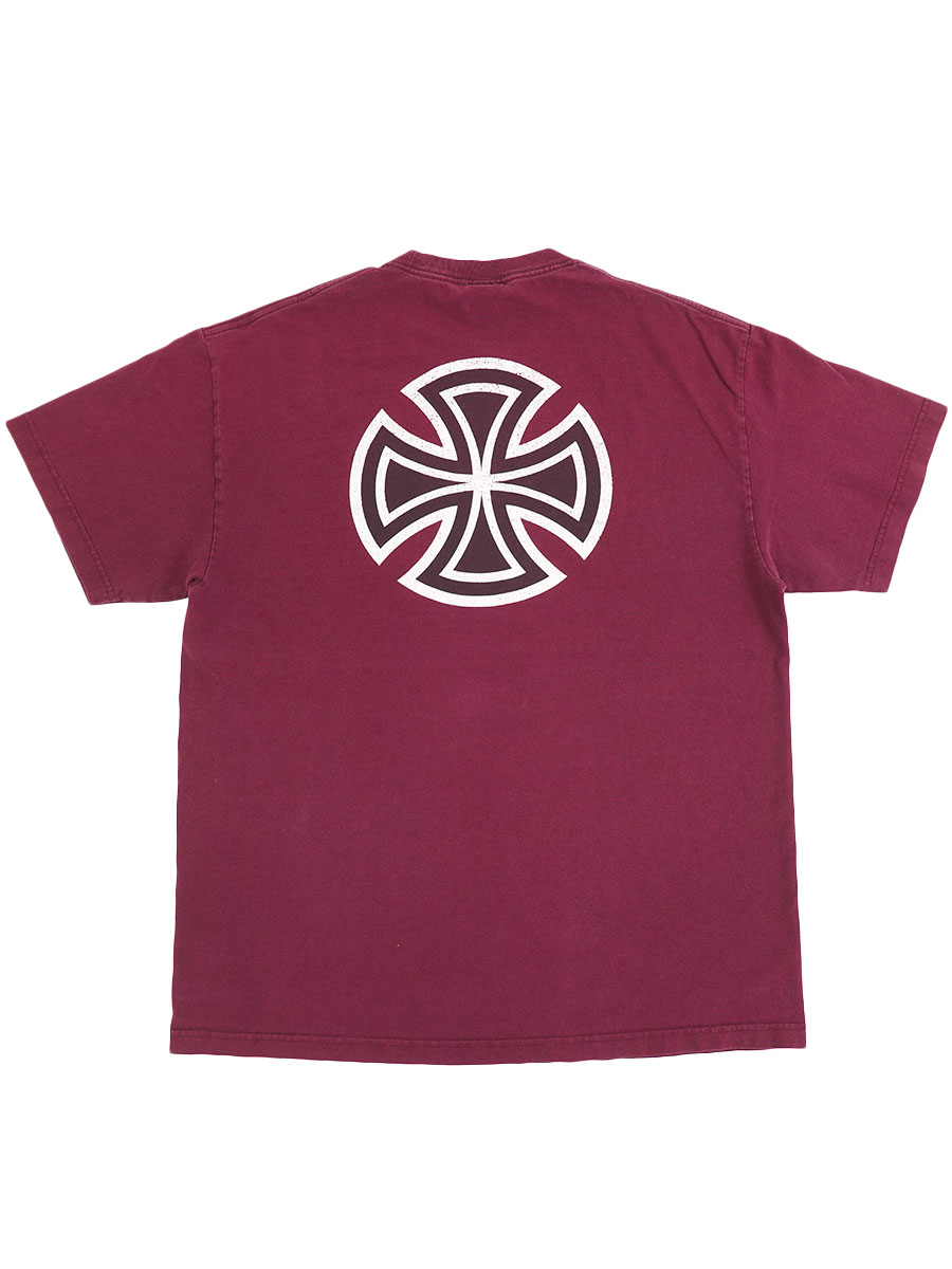 90's～ ''INDEPENDENT'' アイアンクロスロゴ 両面プリント Tシャツ