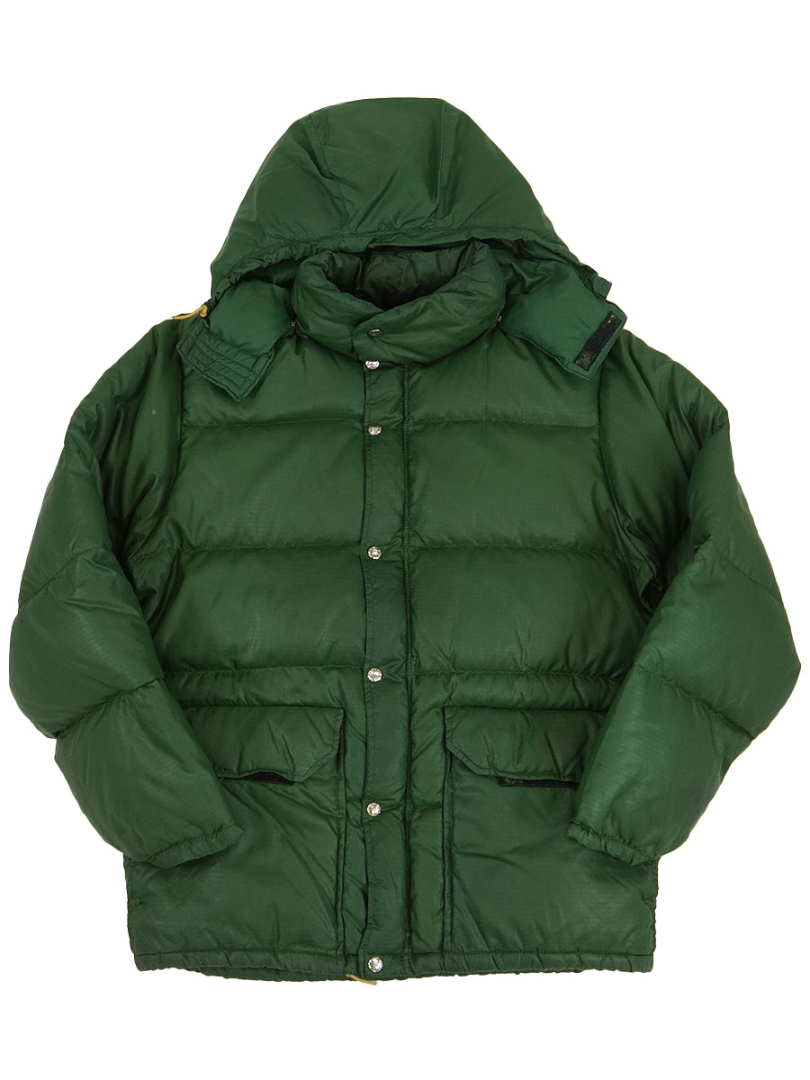 70's 茶タグ THE NORTH FACE シエラパーカ ダウンジャケット グリーン
