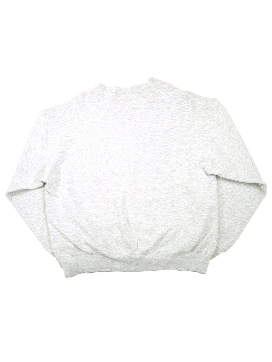 90's RUSSELL ATHLETIC 前V 無地スウェット グレー 表記(XL) USA製