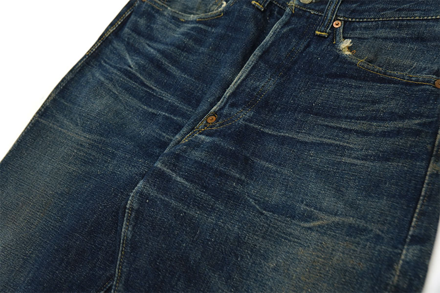 40's Levi's 501XX 1942モデル ヒゲ・ハチノス 極上雰囲気 表記(31x33
