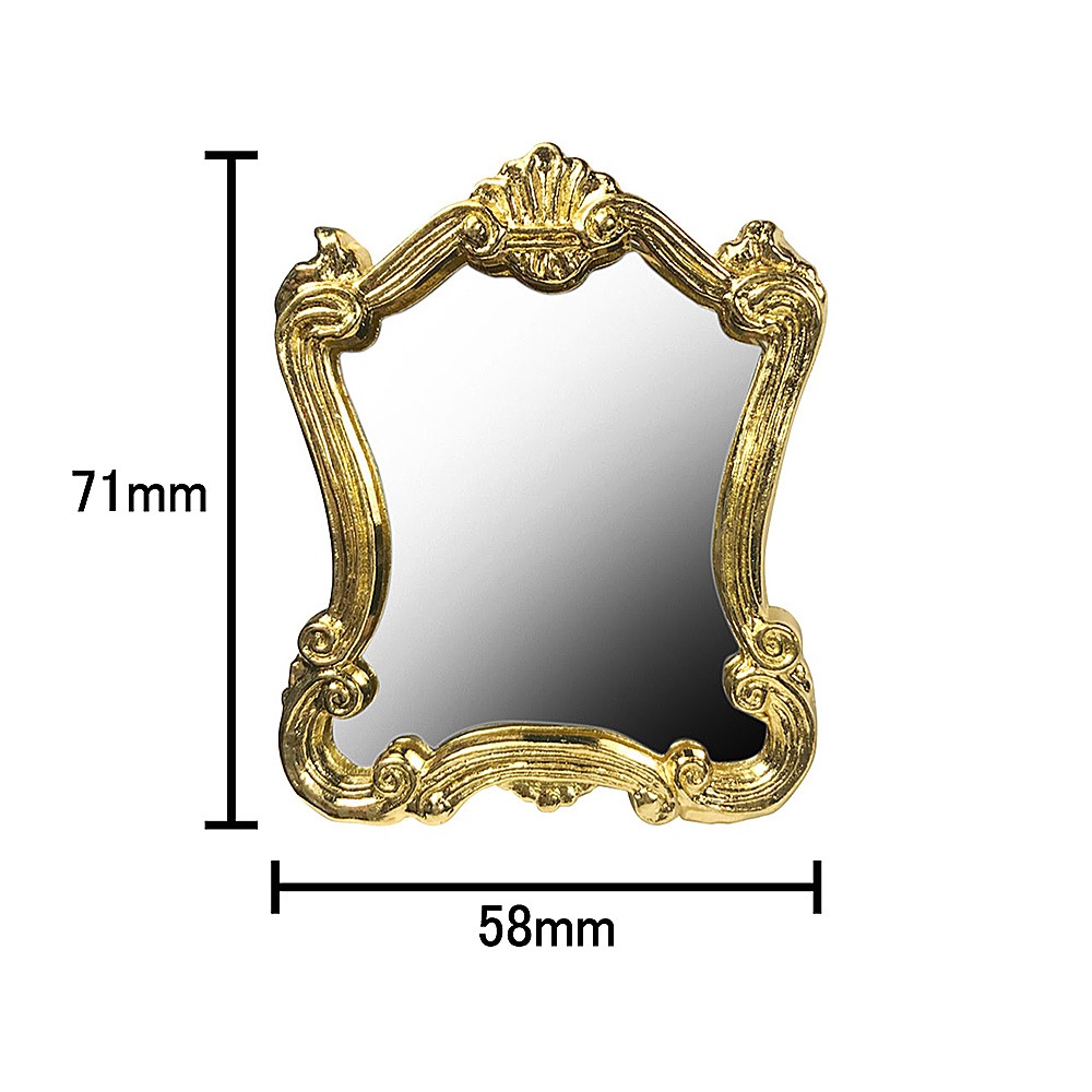 ロココ調 アンティークミラー | ミニチュアパーツ | ビリーの手作り