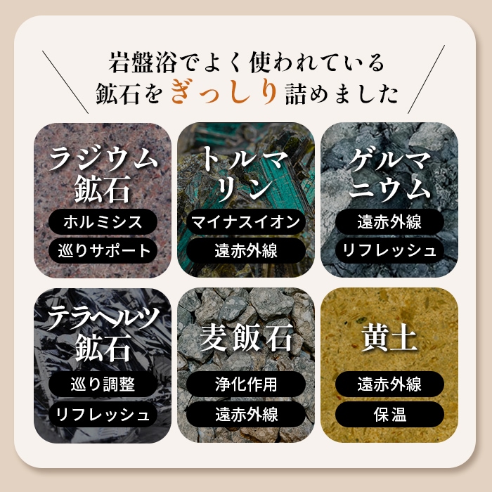 岩盤浴マットミニ 遠赤外線×天然鉱石 コンパクト温活ヒートマット mat-1008