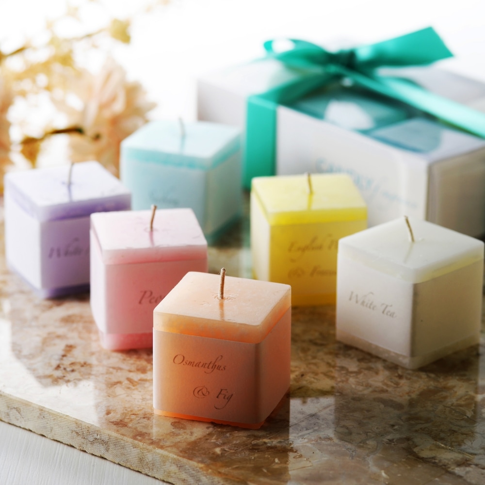 アロマキャンドル フレグランス キューブタイプ 6個入り