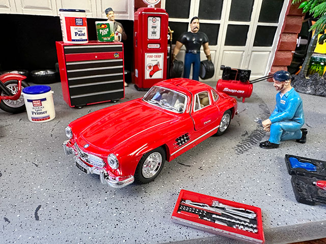 1954年 メルセデス ベンツ300SL ダイキャストミニカー 1/36スケール