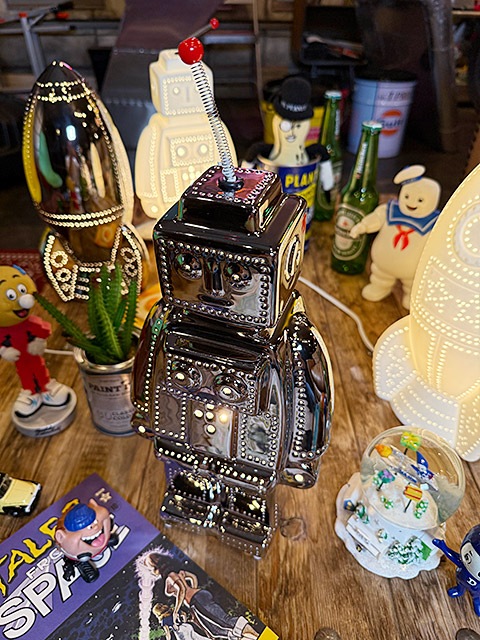 ダルトン ポーセリン ロボットライト （クローム） LED球対応 ※電球は