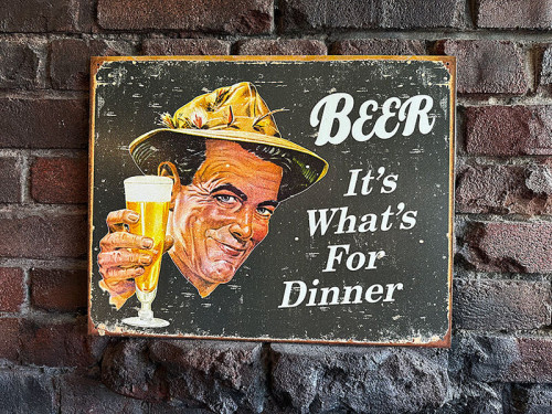 フランス アンティーク サイン プレート ビール ベルギー パブ バー 超