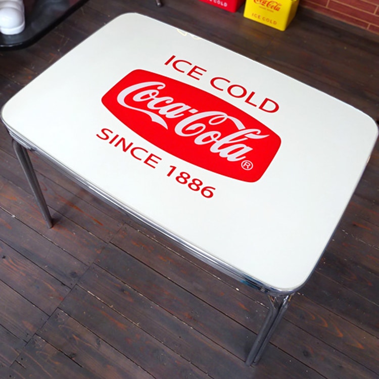テーブル Coca-Cola コカ・コーラ ダイナーテーブル Uシリーズ 「Coke
