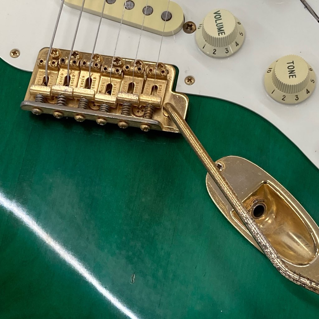 中古 Fender Japan ストラトキャスター ST57G-65 シースルーグリーン