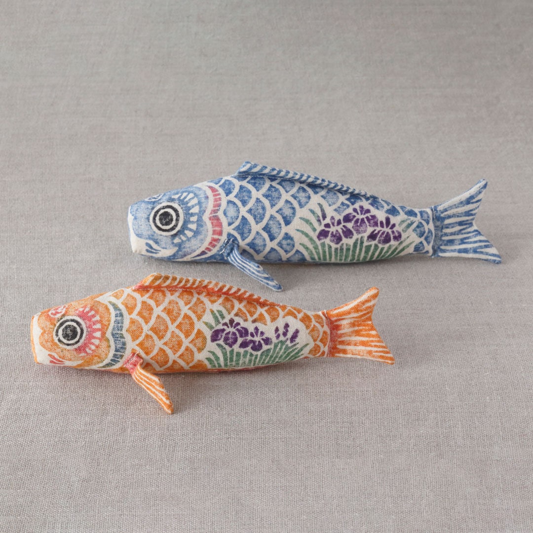 木版手染ぬいぐるみ 錦兜・鯉のぼり （真工藝） | 季節のしつらい