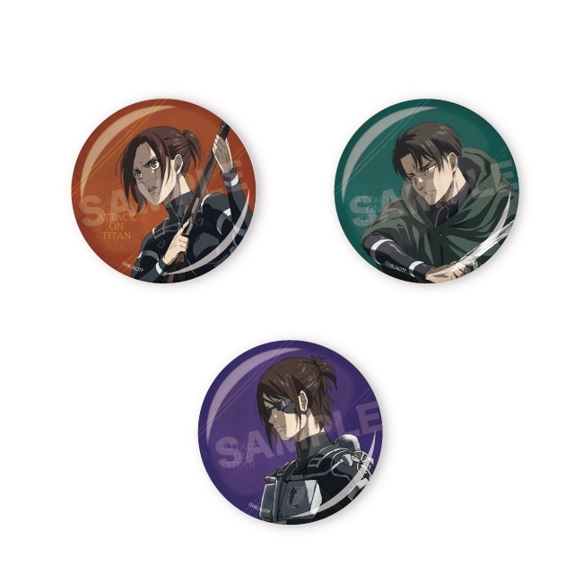 進撃の巨人』メタリック缶バッジ 第1弾 全7種 コンプリートBOXセット