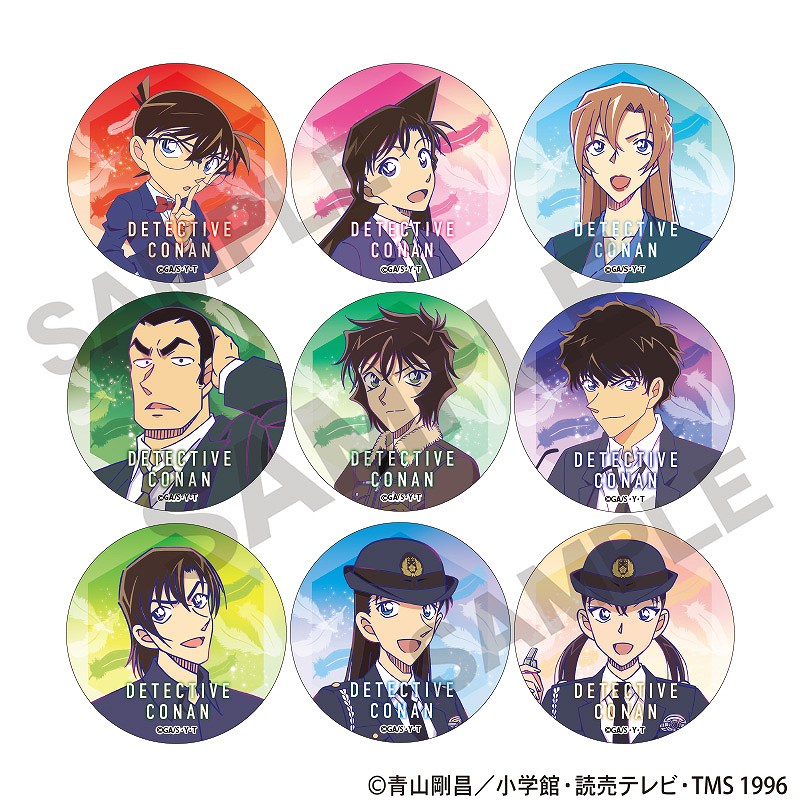 名探偵コナン トレーディング缶バッジ＿スラッシュ