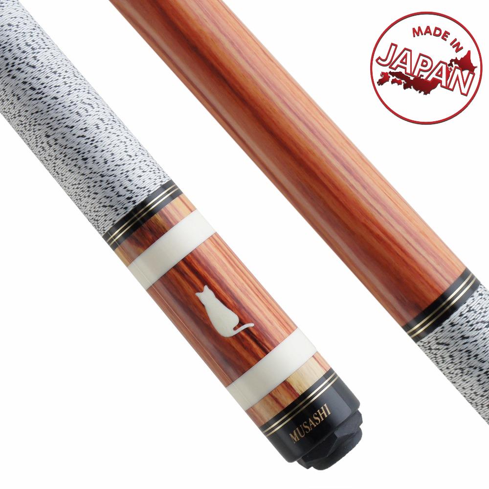 ムサシ キュー チューリップウッド 猫インレイ (ACSS PROシャフト