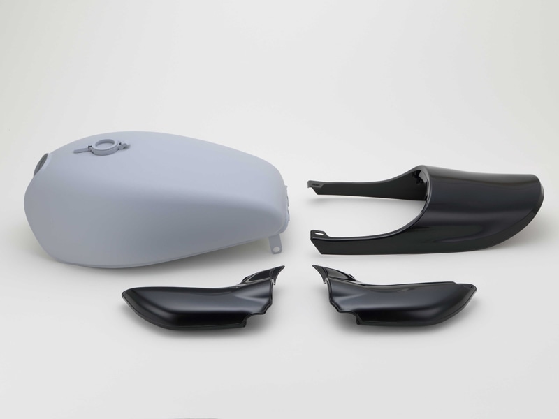 ゼファー750 Z2タイプスチールタンクセット(Z2キャップ仕様)ペイント