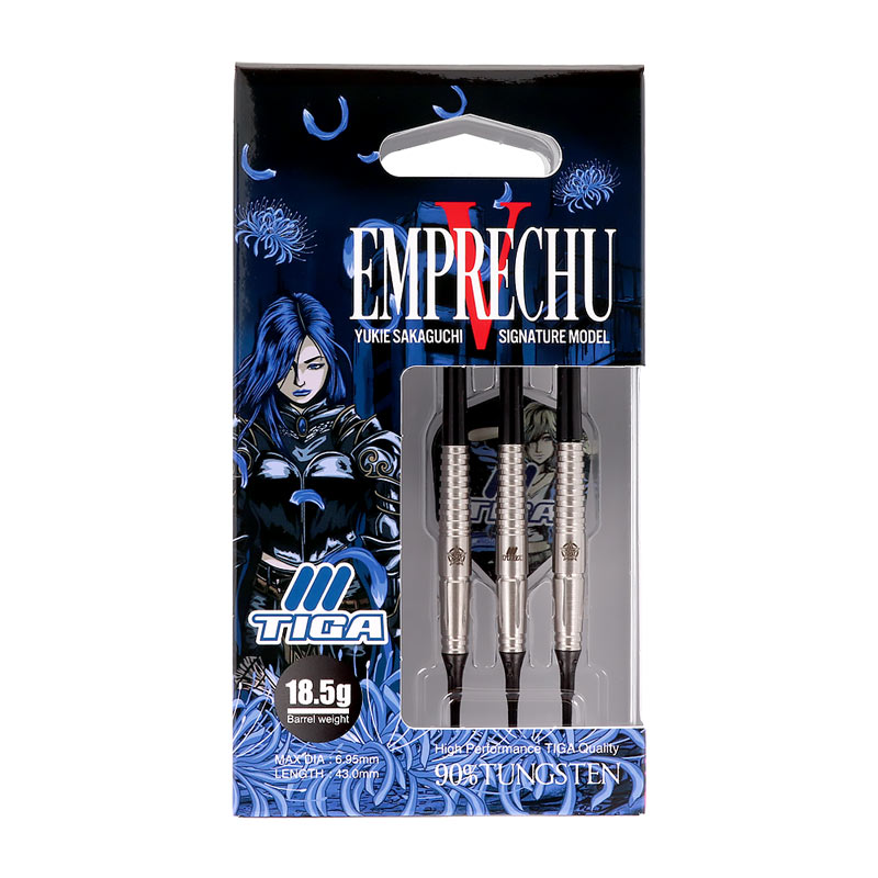TIGA EMPRECHU5 S-DARTS Limited 新品 坂口優希恵 バレル【ティガ】エンプレチュ5 坂口優希恵モデル エスダーツ限定