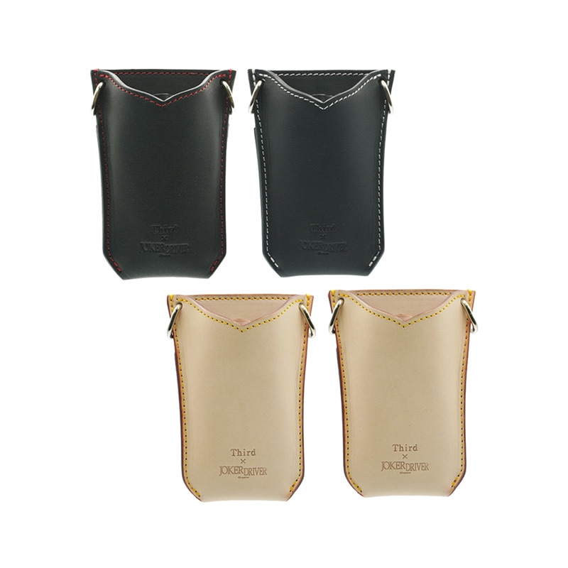 ジョーカードライバー×サード コラボレーションケース ブラック×レッド Joker×Third】 collaboration ジョーカードライバー×サード 本革製