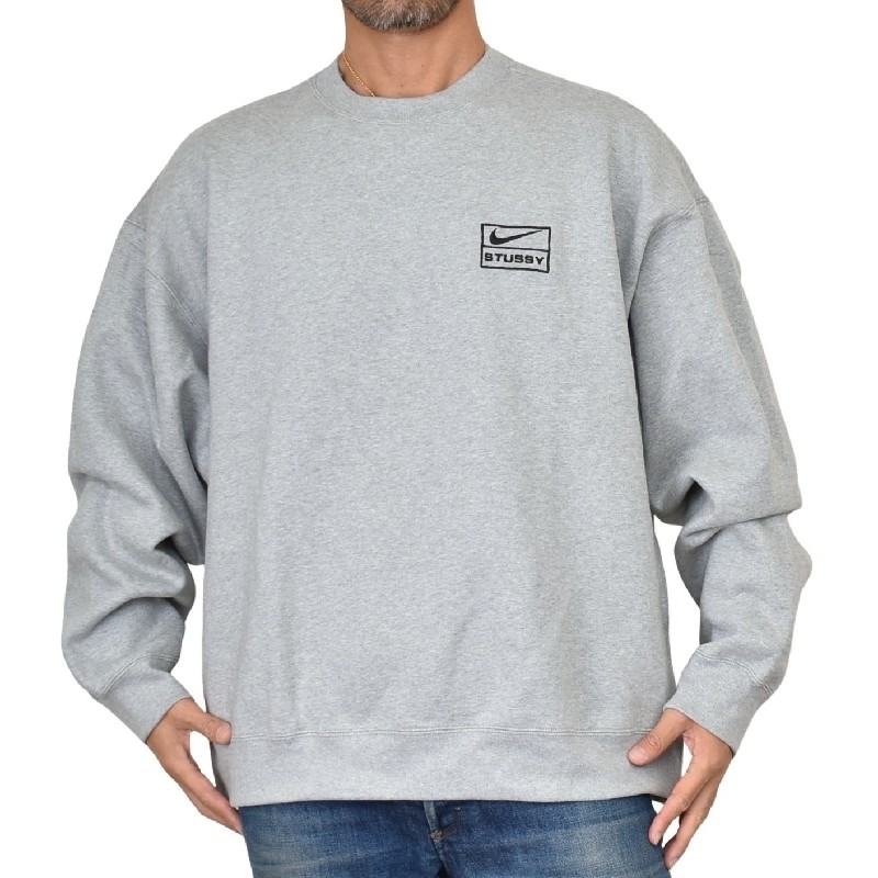 Nike x Stussy グレー トレーナー NIKE STUSSY グレー トレーナー Sサイズ