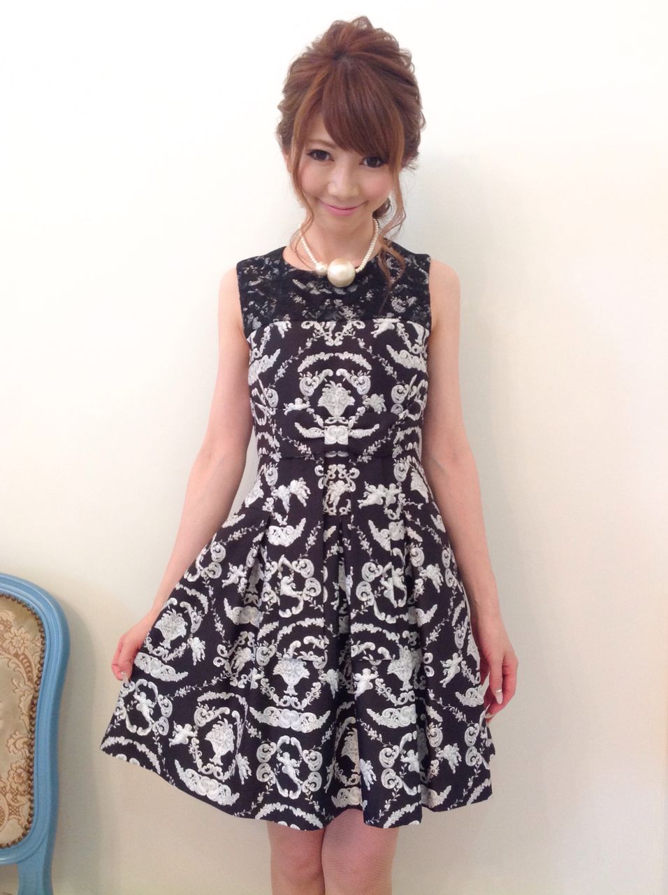 ロマンスドールワンピバロックangel柄 ： JESUS DIAMANTE [ジーザス