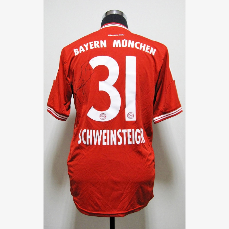 シュバインシュタイガー直筆サイン入りバイエルン・ミュンヘン13/14