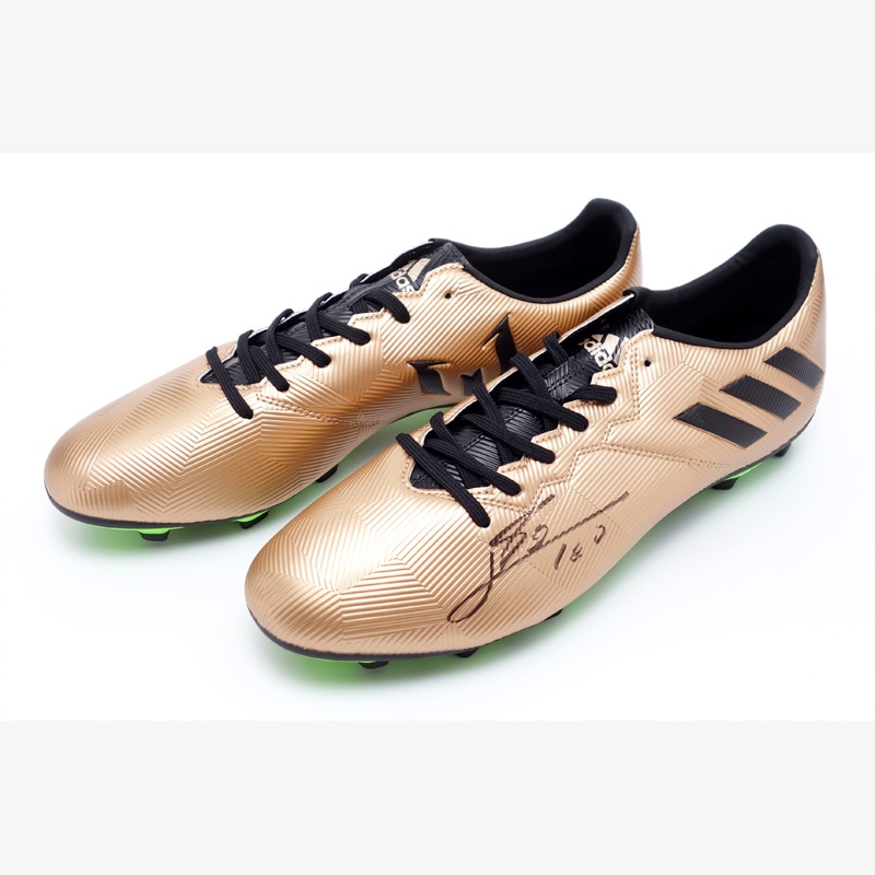 メッシ直筆サイン入り16/17スパイク (アディダス メッシ16.4) | THE DUGOUT