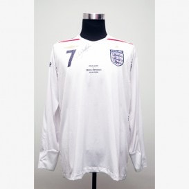 ベッカム直筆サイン入りマンチェスターU97/98ホームユニフォーム | THE