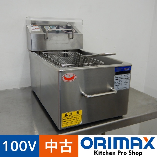 中古】 A06438 電気 ミニフライヤー 卓上タイプ フライカゴ仕様