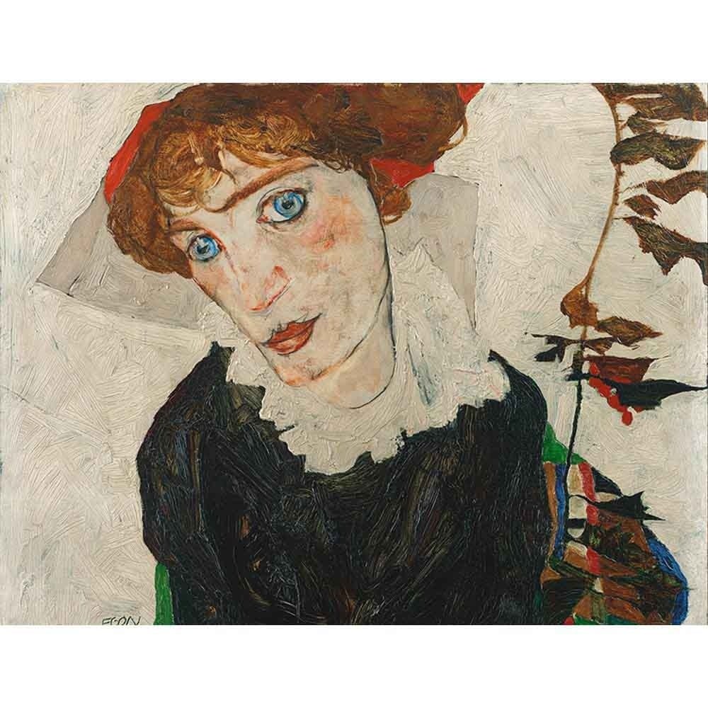 ヴァリの肖像 【6号】 エゴン・シーレ 【 額縁が選べる 額入り 複製画