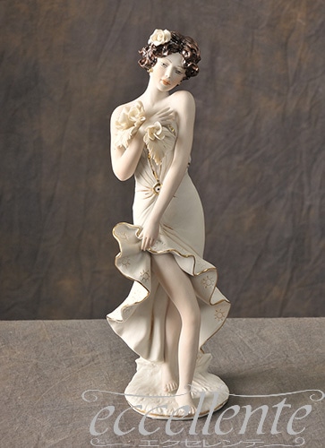 イタリア製 陶人形 Lady Beauty Ceramic figurine Lady Beauty｜SV
