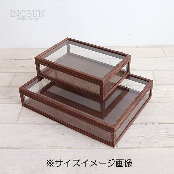 La Luz（ラ・ルース） ガラス ジュエリーボックス 木製 アクセサリー