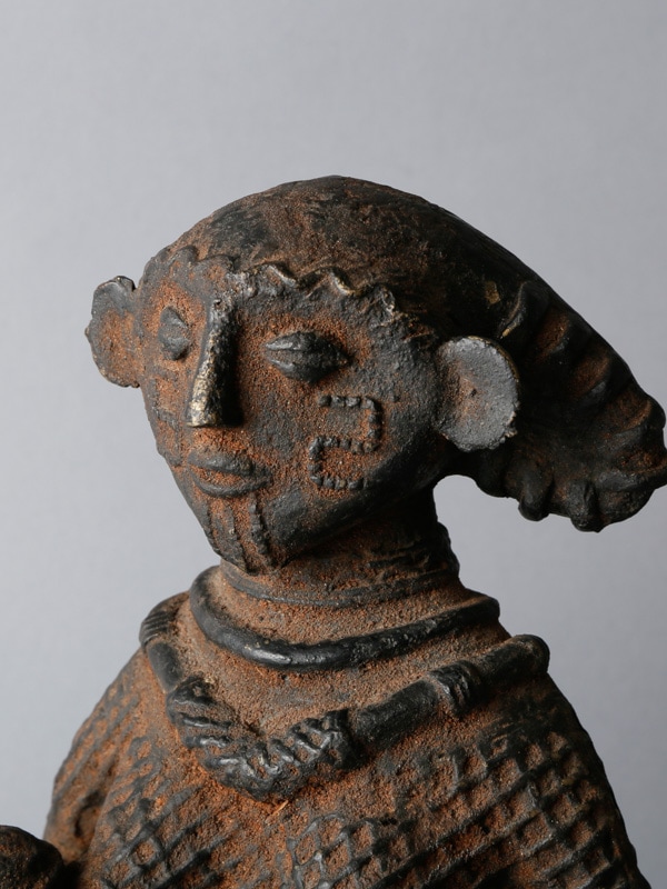 アンティーク調インド彫金籠、他槌目叩き、 アンティーク調インド彫金