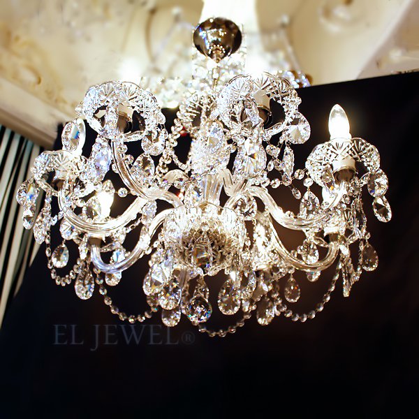 ART GLASS】クリスタルシャンデリア「ELSA」8灯(W580×H440mm) | EL JEWEL