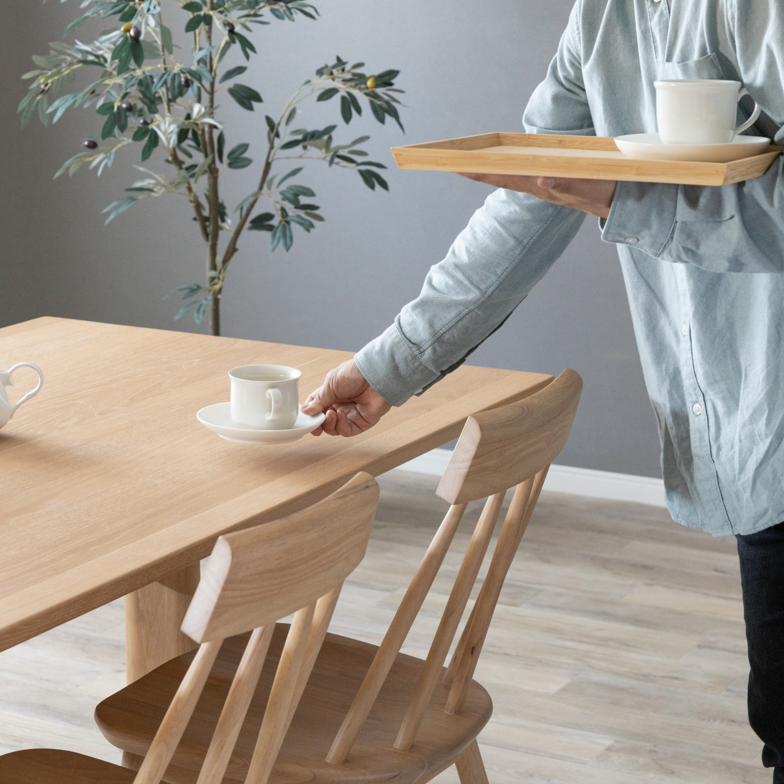 2脚セット】ダイニングチェア｜天然木 北欧ナチュラル 【公式】tac