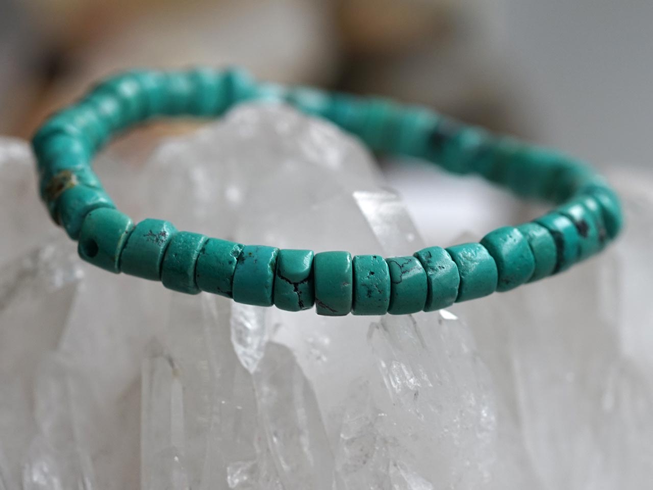 ターコイズ ブレスレット（USA産) 7mm玉｜最高級パワーストーン販売の
