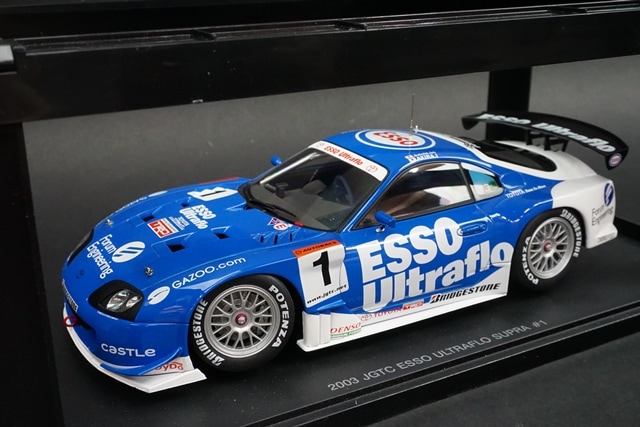 1/18 オートアート 80315 トヨタ スープラ JGTC ESSO ULTRAFLO 2003#1
