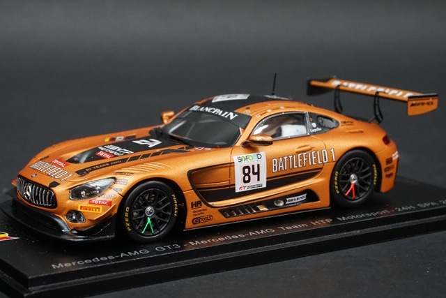 1/43 スパーク SB165 メルセデス AMG GT3 #84 24H SPA 2017 HTP