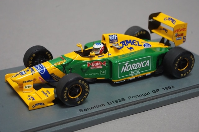 Onyx 176C Benetton Ford B193 B Kastle Michael Schumacher #5 1/43