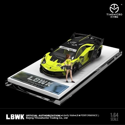 予約 LBWK & TM Time Micro 1/64 ランボルギーニ アヴェンタドール