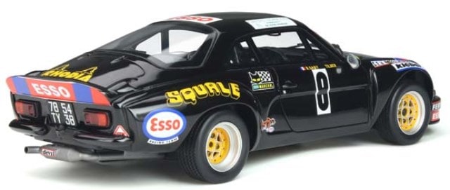 新品 OTM857 OTTO 1/18 アルピーヌ A110 1800 Gr.5 #8 (ブラック) 世界